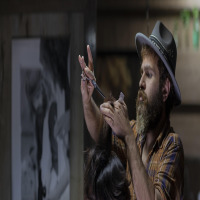 satisfied client portrait